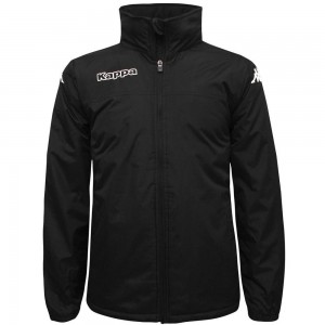 Men Kappa 4 Football Buran Jacket Black | 570834-XZV