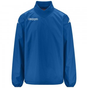 Men Kappa 4 Football Burner Sweater Blue | 478952-FMP