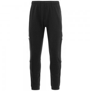 Men Kappa 4 Football Daceno Pants Black | 908617-LIR