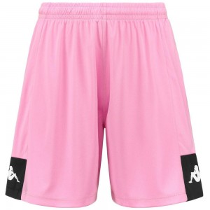 Men Kappa 4 Football Daggo Shorts Pink | 689103-JUW