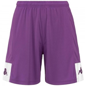 Men Kappa 4 Football Daggo Shorts Purple | 167923-VXH