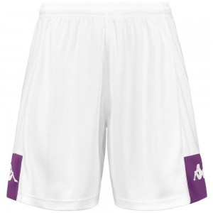 Men Kappa 4 Football Daggo Shorts White | 851049-GBH