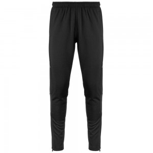 Men Kappa 4 Football Darente Pants Black | 567930-PIB