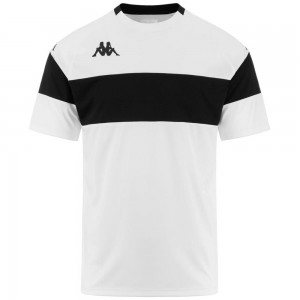 Men Kappa 4 Football Dareto Jersey White | 051694-OME