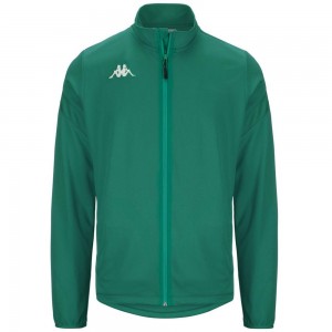 Men Kappa 4 Football Dolvio Jacket Green | 798246-AZF