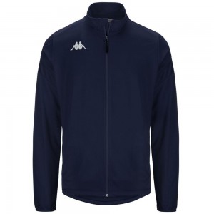 Men Kappa 4 Football Dolvio Jacket Navy | 745802-MYO