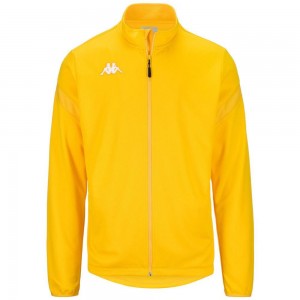 Men Kappa 4 Football Dolvio Jacket Yellow | 451297-WIX