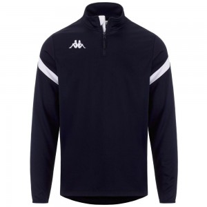 Men Kappa 4 Football Dolvole Sweater Navy | 304629-NUY