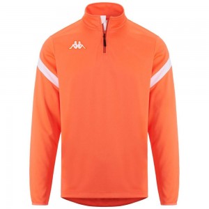 Men Kappa 4 Football Dolvole Sweater Orange | 714693-SHN