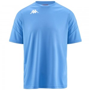 Men Kappa 4 Football Dovo Jersey Blue | 892056-IAL