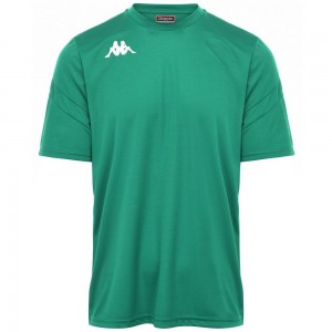 Men Kappa 4 Football Dovo Jersey Green | 720381-COG