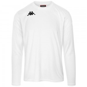 Men Kappa 4 Football Dovol Jersey White | 682134-IHV