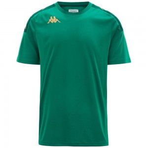 Men Kappa 4 Football Gianto Jersey Green | 154329-ZNH