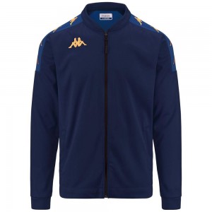 Men Kappa 4 Football Giullio Jacket Navy | 863147-VEA