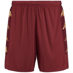 Men Kappa 4 Football Gondo Shorts Red | 801256-EKW