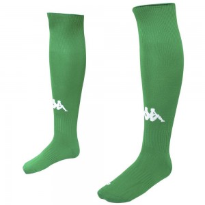 Men Kappa 4 Football High 1pack Socks Green | 721306-NHL