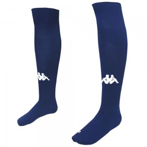 Men Kappa 4 Football High 1pack Socks Navy | 792054-XYI