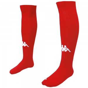 Men Kappa 4 Football High 1pack Socks Red | 729380-ZCE