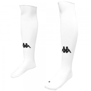 Men Kappa 4 Football High 1pack Socks White | 537814-SZE