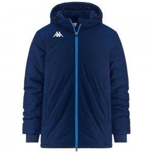 Men Kappa 4 Football Namberon Jacket Blue | 890514-SXD