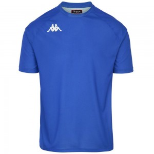 Men Kappa 4 Football Narsatex Jersey Blue | 923465-WIB