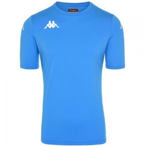 Men Kappa 4 Football Narsaty Jersey Blue | 692013-AXV