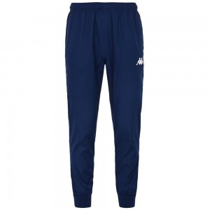 Men Kappa 4 Football Nastecopan Pants Blue | 863914-CPQ