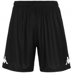 Men Kappa 4 Football Nurcheta Shorts Black | 784251-YUG