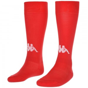 Men Kappa 4 Football Penao 3pack Socks Red | 078645-KNX