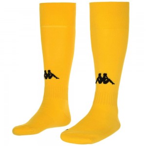 Men Kappa 4 Football Penao 3pack Socks Yellow | 834196-YUG