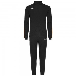 Men Kappa 4 Football Salcito Tracksuit Black | 850714-ILC