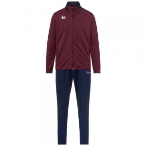 Men Kappa 4 Football Salcito Tracksuit Red | 479186-XQW