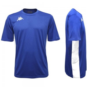 Men Kappa 4 Football Wenet Jersey Blue | 769108-JXM