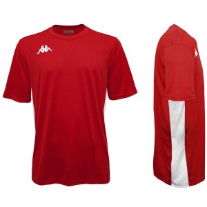 Men Kappa 4 Football Wenet Jersey Red | 467318-WTE