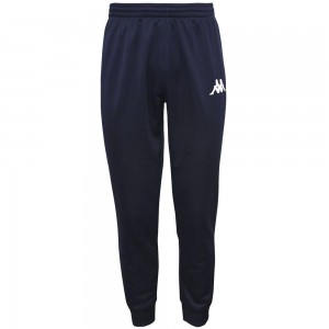 Men Kappa 4 Football Whina Pants Navy | 740691-PAB