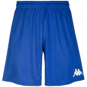 Men Kappa 4 Football Wusis Shorts Blue | 805197-PDT