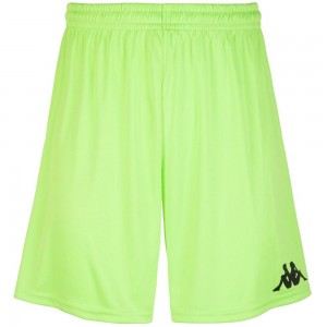 Men Kappa 4 Football Wusis Shorts Green | 942706-TZM