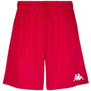 Men Kappa 4 Football Wusis Shorts Red | 610985-FUG