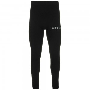 Men Kappa 4 Skin Kombat Naquie Joggers Black | 152976-NAG