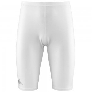 Men Kappa 4 Skin Kombat Vurgay Joggers White | 934156-OVG