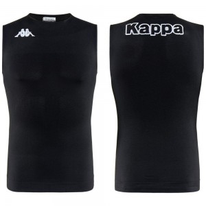 Men Kappa 4 Skin Kombat Zank 2 Tank Top Black | 938124-RYX