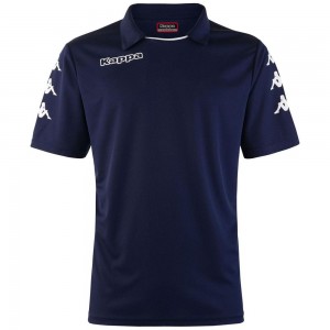 Men Kappa 4 Soccer Bondorf Jersey Navy | 481725-KZV