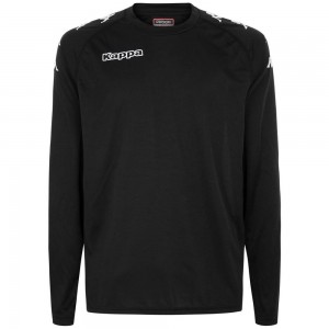 Men Kappa 4 Soccer Cinanda Jersey Black | 395702-BAU