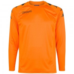 Men Kappa 4 Soccer Cinanda Jersey Orange | 395017-EIL