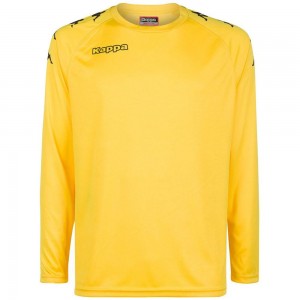 Men Kappa 4 Soccer Cinanda Jersey Yellow | 879630-ZHT