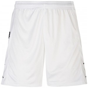 Men Kappa 4 Soccer Delebio Shorts White | 967280-QCO