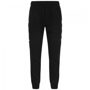 Men Kappa 4 Soccer Dimaro Pants Black | 256710-OKR