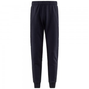 Men Kappa 4 Soccer Dimaro Pants Navy | 071594-FZV