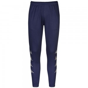 Men Kappa 4 Soccer Dolcedo Pants Navy | 705296-LVG