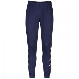 Men Kappa 4 Soccer Erice Pants Navy | 816450-MGP